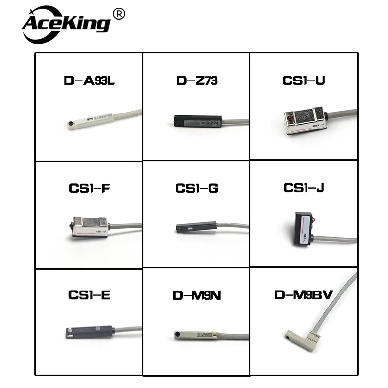 ACEKING  magnetic switch cs1-j /F/U/G/E cylinder sensor d-z73 /M9B/A93/M9N solenoid valve close to switch load current 100mA