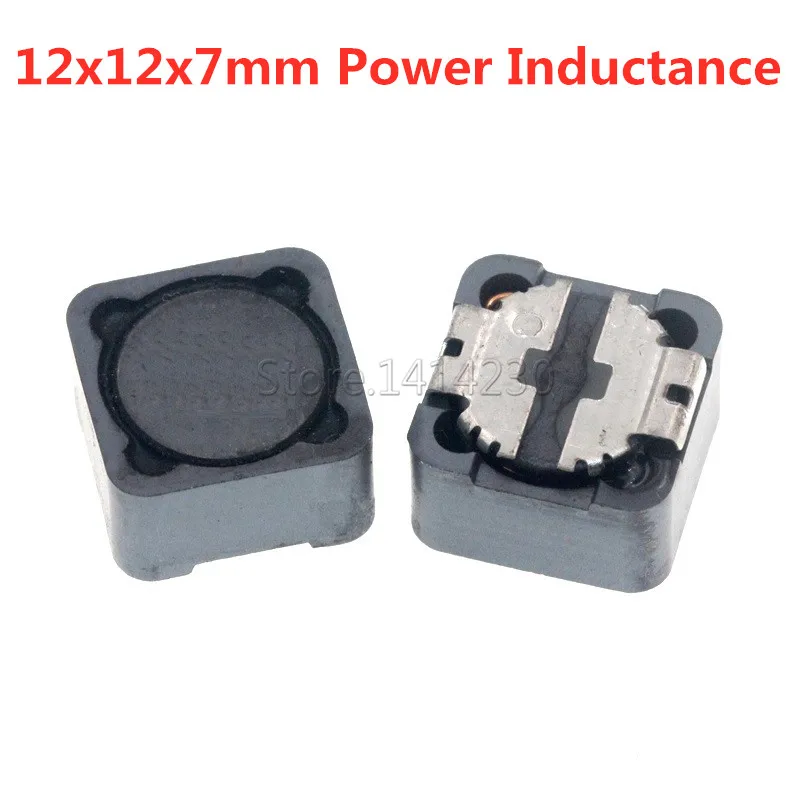 12*12*7mm indukcyjność mocy CD127R CD127 ekranowaną cewkę indukcyjną induktor SMD 2.2/3.3/4.7/6.8/10/15/22/33/47/68/100/150/220/330-680UH