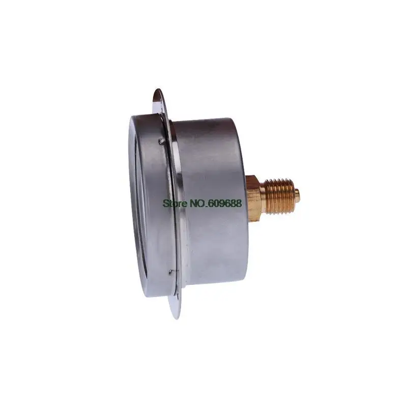 YE60ZT Banda assiale in acciaio inossidabile - Manometro con scatola a film laterale Micro misuratore di gas Kpa YE-60ZT