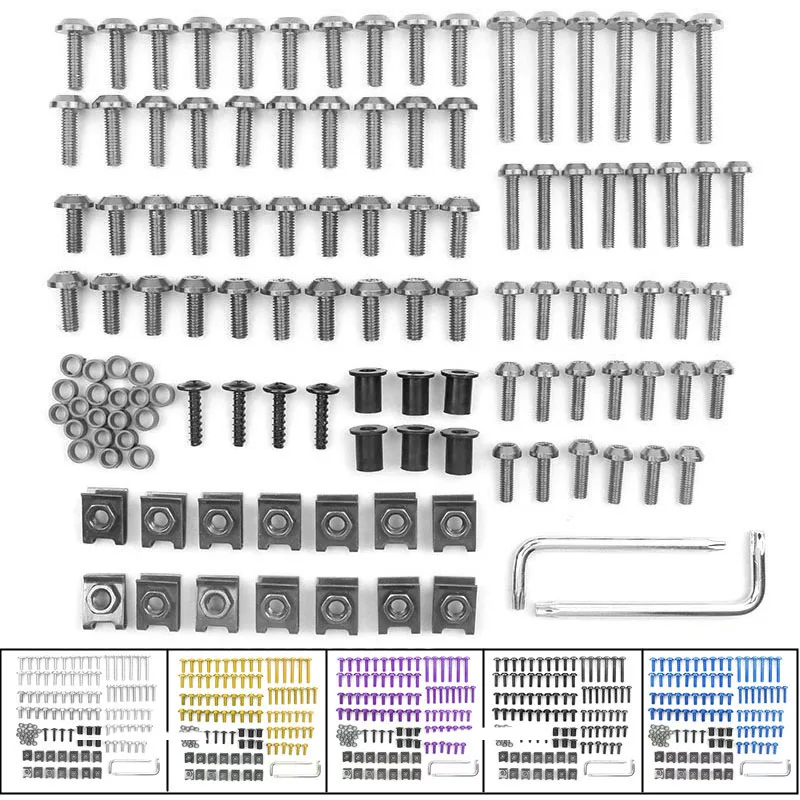 

For BMW F650GS F700GS F800GS ADV RNINET R nineT R1200R R1200RT R1200ST Motorcycle Custom Fairing Screw Bolt Windscreen Screws