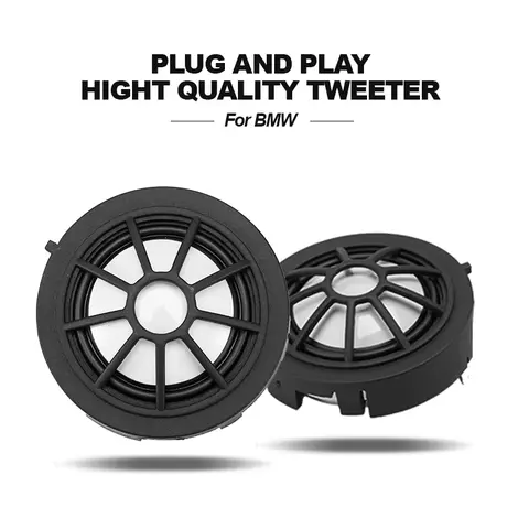 BO 차량용 트위터 확성기 액세서리 키트, BMW F10 F11 F07 F15 F16 F01 F02 F06 F30 G30 E90 E60 567 X5 X6 시리즈용 65139224867 BO 차량용 트위터 확성기 액세서리 키트, BMW F10 F11 F07 F15 F16 F01 F02 F06 F30 G30 E90 E60 567 X5 X6 시리즈용 65139224867