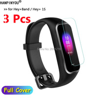 3Pcs For Hey+ Band / Hey Plus 1S Band Wristband HD Clear Soft TPU Hydrogel Full Cover Film Screen Protector (Not Tempered Glass)