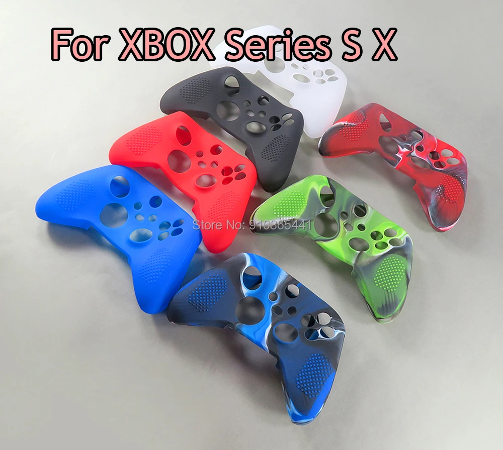 10 قطعة/الوحدة ل Xbox سلسلة X S تحكم عصا قبضة حامي مكافحة زلة سيليكون المطاط غطاء الجلد حالة غمبد الملحقات