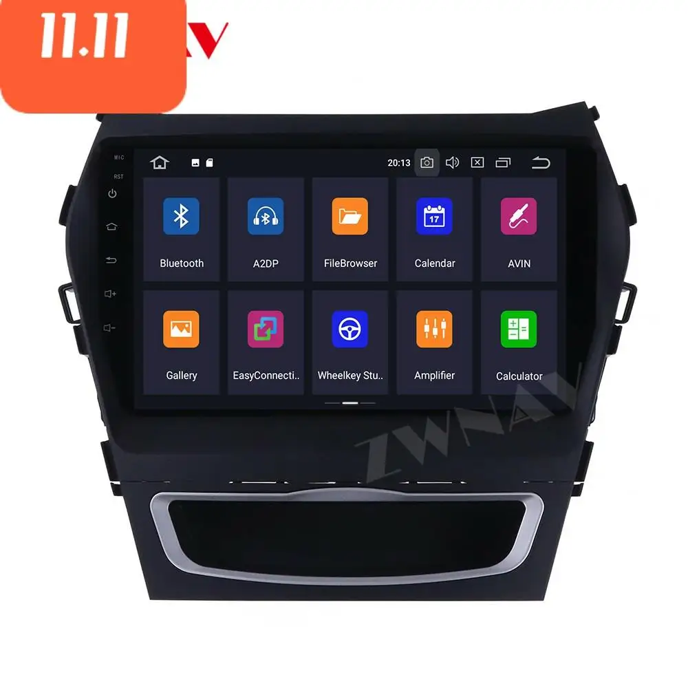 Android 10 4+128GB PX6 DSP For Hyundai IX45 Santa fe 2014 - 2018 Car No DVD GPS Multimedia Player Head Unit Radio Audio Stereo