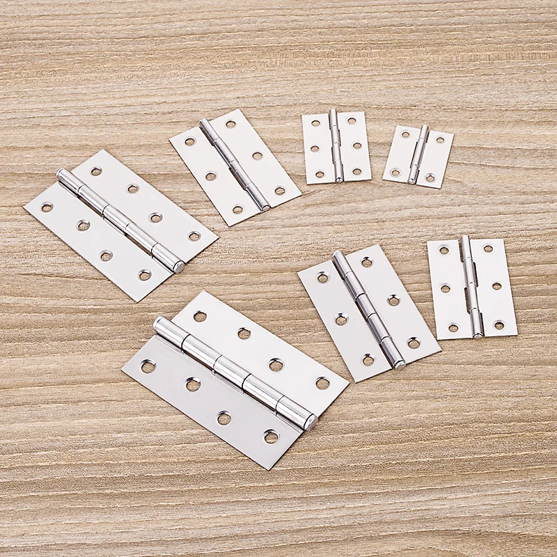 5pc Stainless Steel Flat hinges mini swing door Butt 1.5