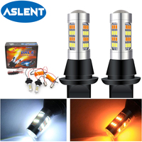 Ba15s BAU15S 1156 P21w Py21w S25 Led T20 W21W 7440 Light Daytime Running Light+Turn Signal Dual Mode DRL LED White Ice blue Amer