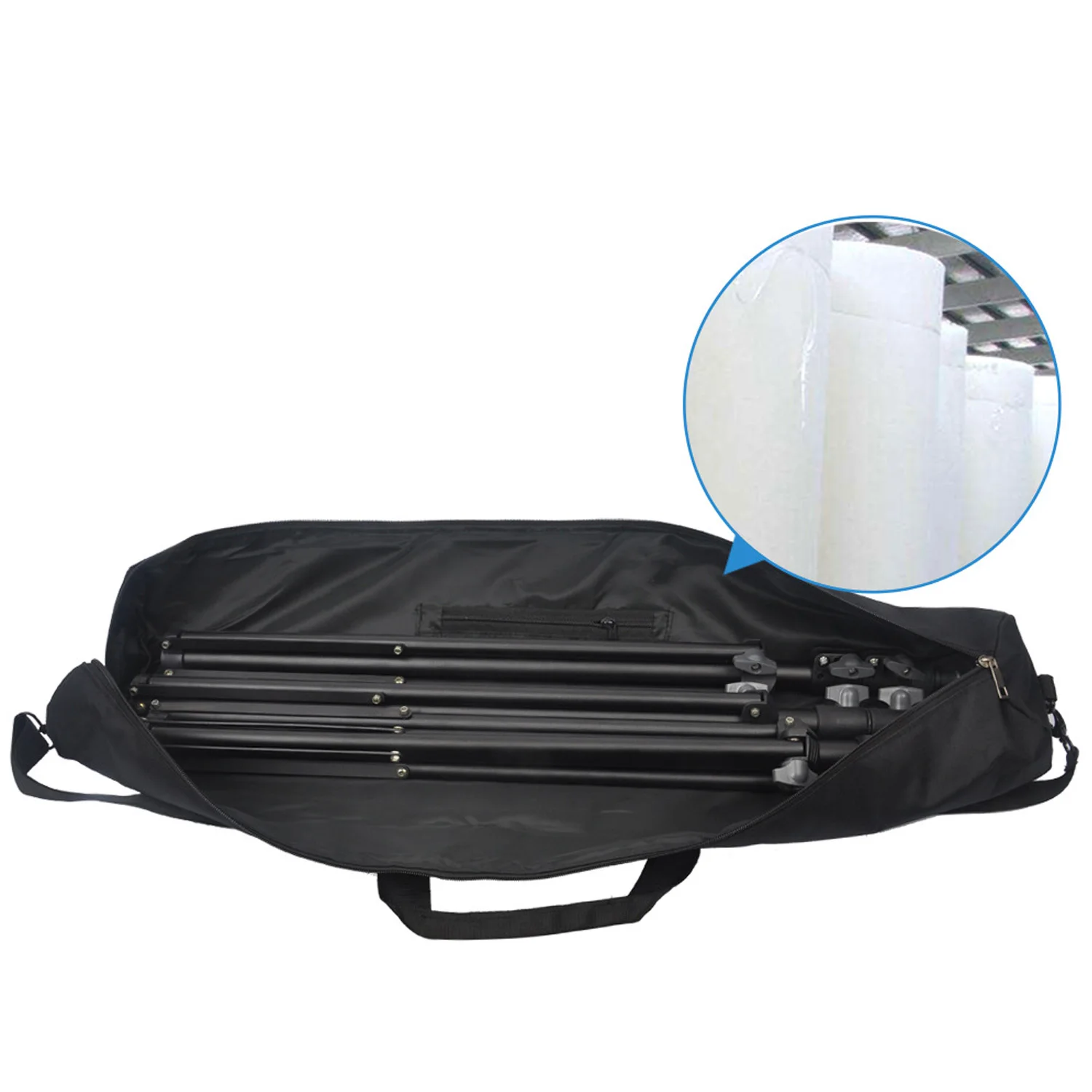 Besegad Camera Tripod Storage Bag Carrying Shoulder Case for Photography Light Stand Tripod Monopod Slide Rail Umbrella Gadgets