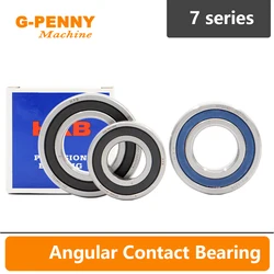 P4 7 series Angular Contacting bearings 7007,7006,7005,7004,7003,7002 Ceramic ball steel ball bearings  DT, DP spindle Bearing