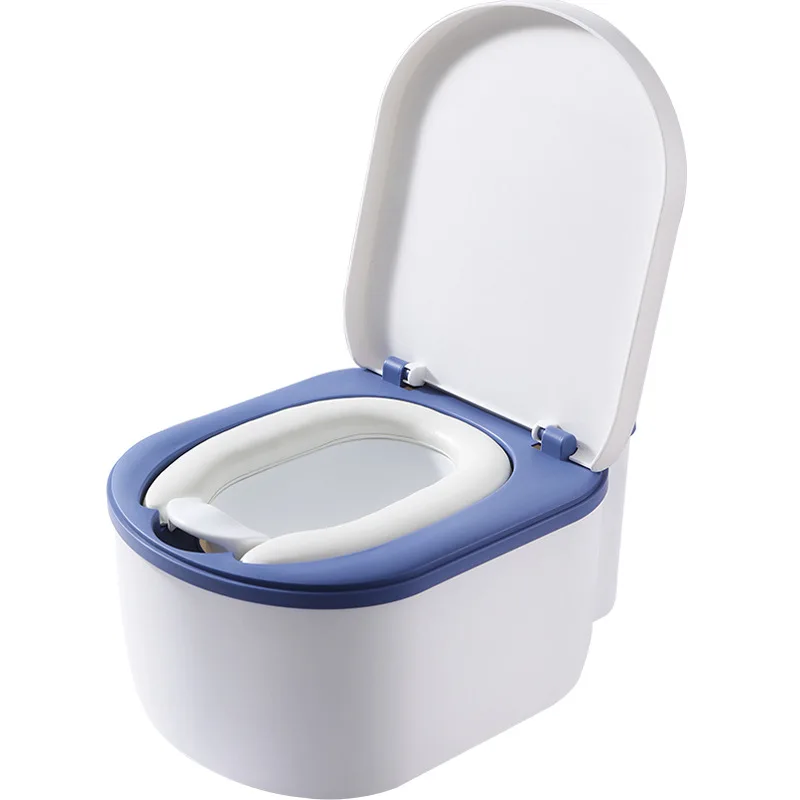 Children\'s Simulation Toilet Urine Splash Home Practical Training Potty Large Separate Design Easy Cleaning Kid\'s Toilet