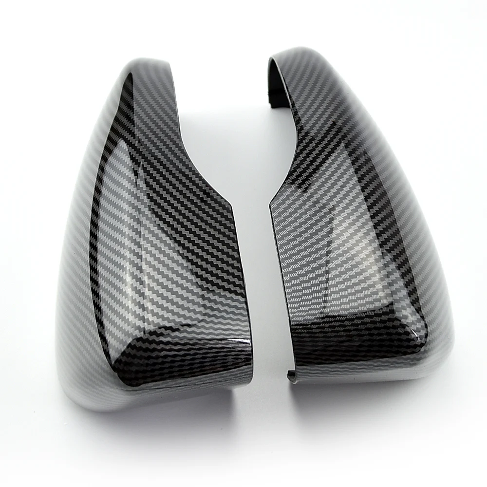 High Quality For VW Volkswagen Passat B7 Scirocco Beetle CC Eos JETTA MK6 Carbon fiber pattern Replacement Rearview Mirror Cover