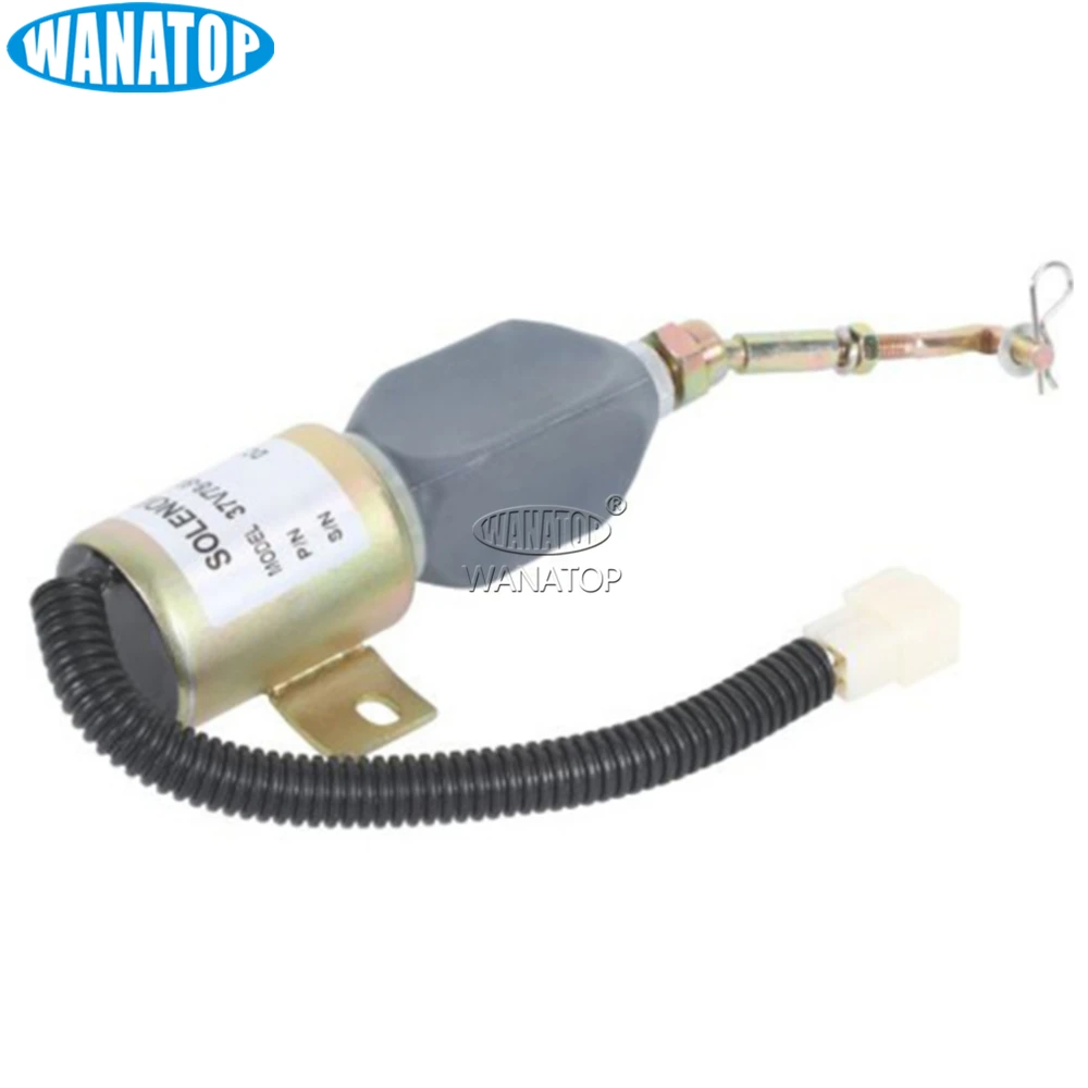 

37V78-56010 Stop Solenoid DC24V Fuel Shutdown Solenoid Cut Off Solenoid for Yuchai Engine Aftermarket Parts LH-B006