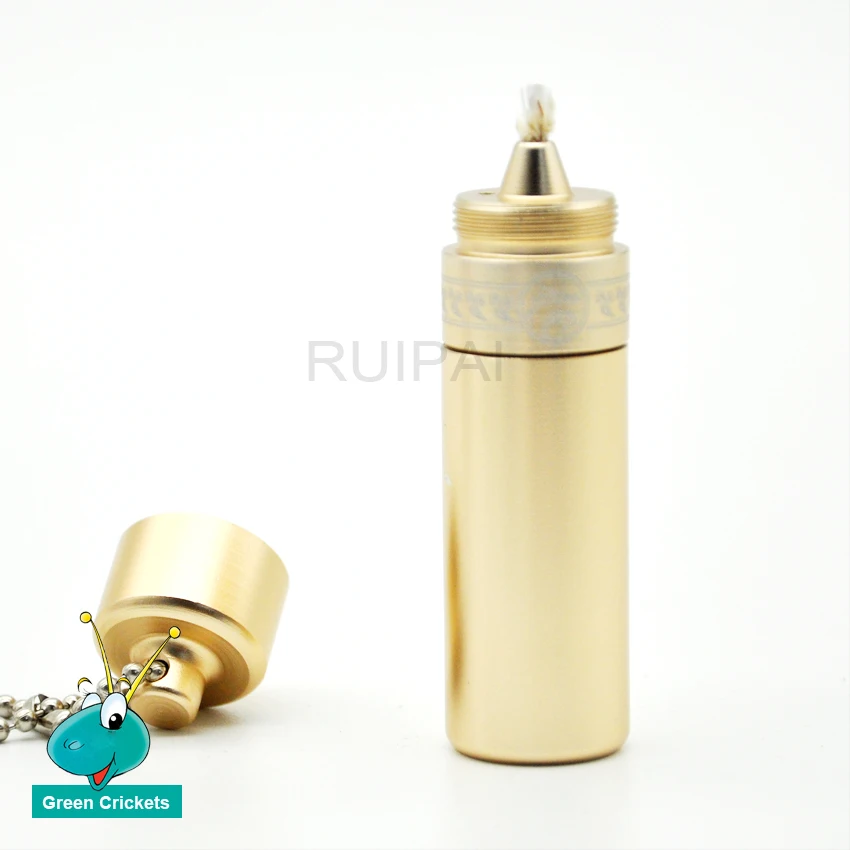 No.6418 Portable mini Aluminum Alloy Golden Round Alcohol Lamp For Watchmakers Repair watch