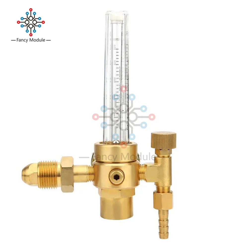 AR191 Regulator ciśnienia argonu pojedyncza rura licznik argonu przepływomierz do spawania do spawania Mig Tig spawanie reduktor ciśnienia