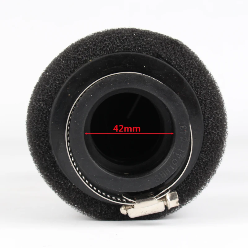 Motorcycle 42mm Dual stage foam air filter For 30mm PZ30 Carburetor 200 250cc Dirt Bike Motorcycle ATV Quad