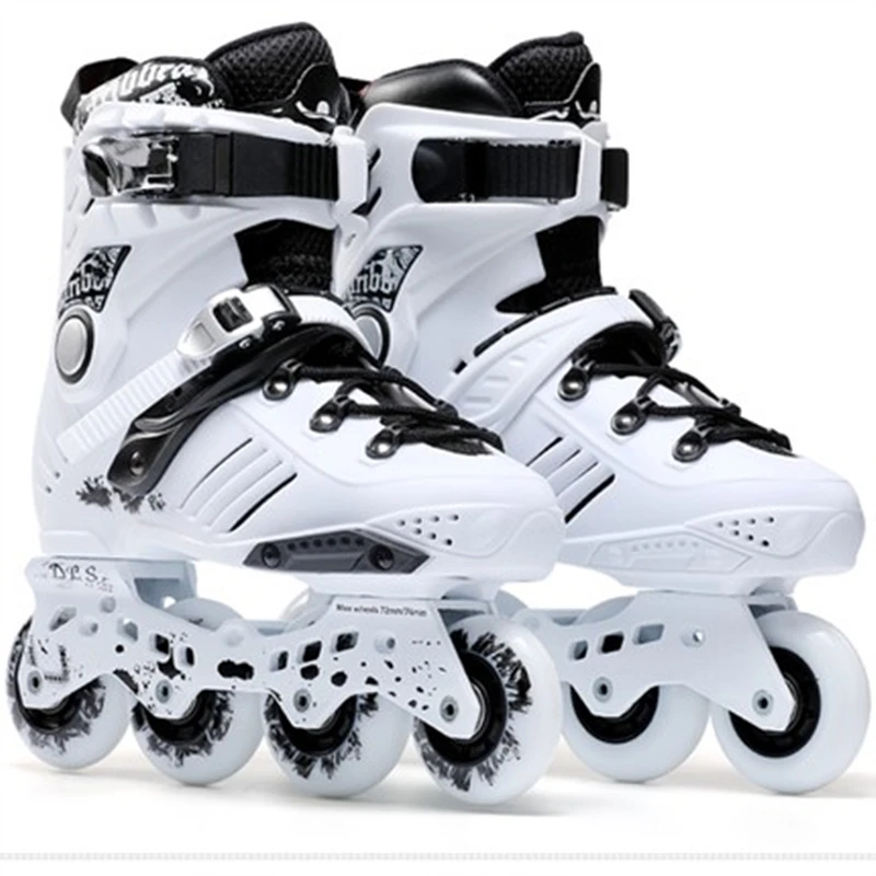 Adult flat shoes skates adult inline wheels men and women roller skates full flash roller skates fancy college students