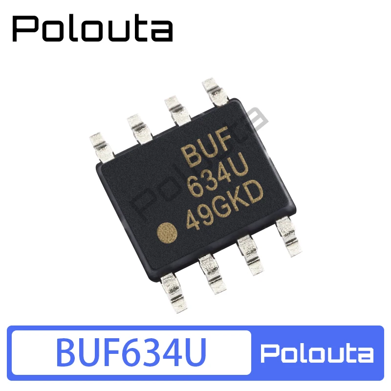 2 Buah/Set Polouta BUF634U BUF634 SOP8 Chip IC Buffer Berkecepatan Tinggi Kit Komponen Akustik DIY Sirkuit Terintegrasi Arduino Nano