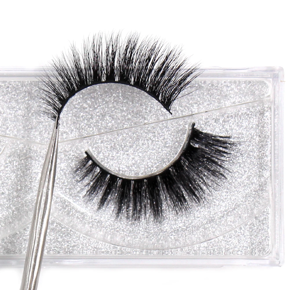 AMAOLAS False Eyelashes 100% 3D Mink Lashes Natural Long Charming Curling Beauty Professional Makeup Extension Tools A01