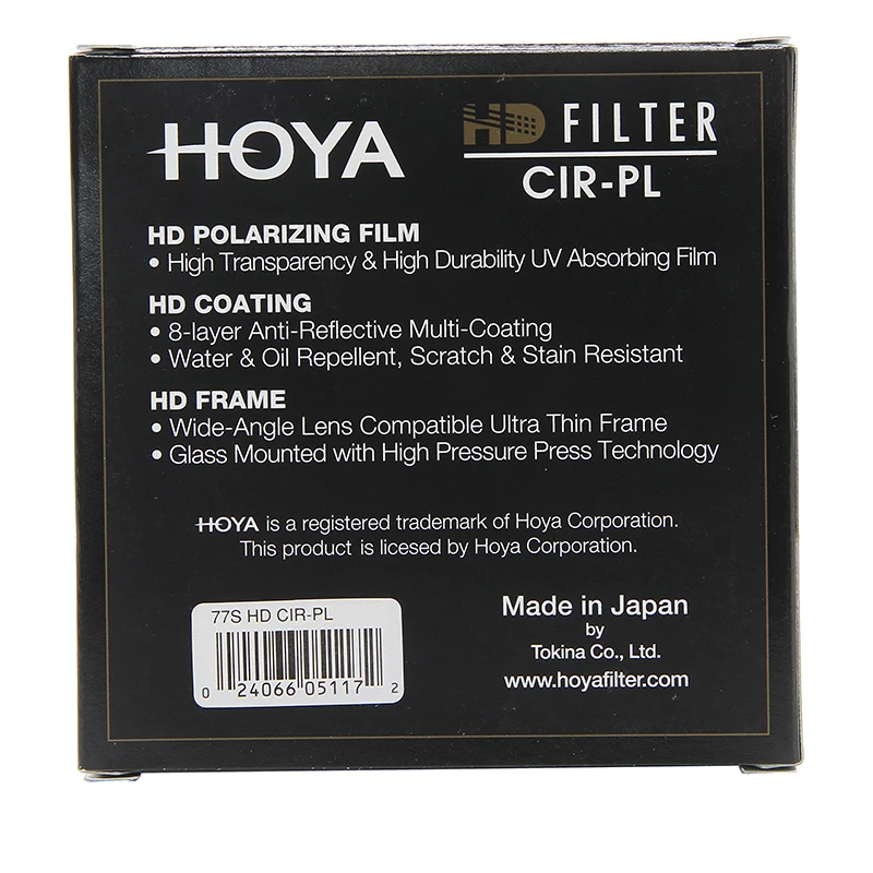 Hoya HD CPL Filter  67mm 72mm 77mm 82mm Circular Polarizing HD CIR-PL Slim Polarizer For Camera Lens made in JAPAN