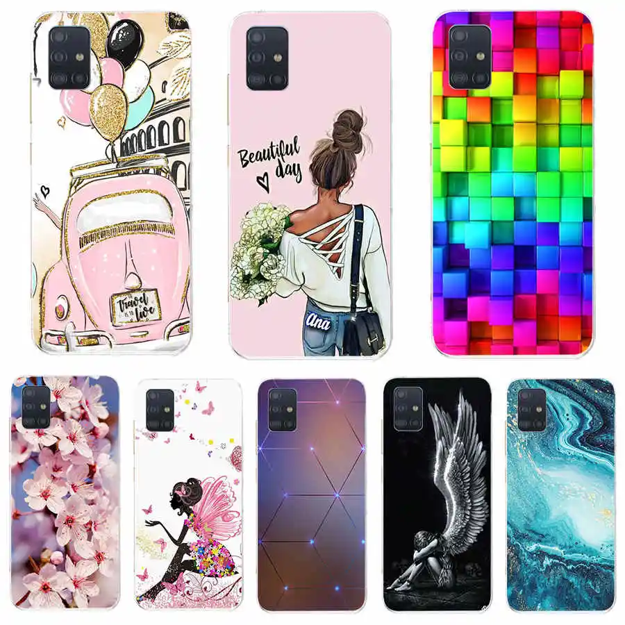 For Samsung A52 Case Silicon Soft Back Cover Bumper Fundas For Samsung Galaxy A52 5G Case For Galaxy A 52 2021 SM-A526B Coque