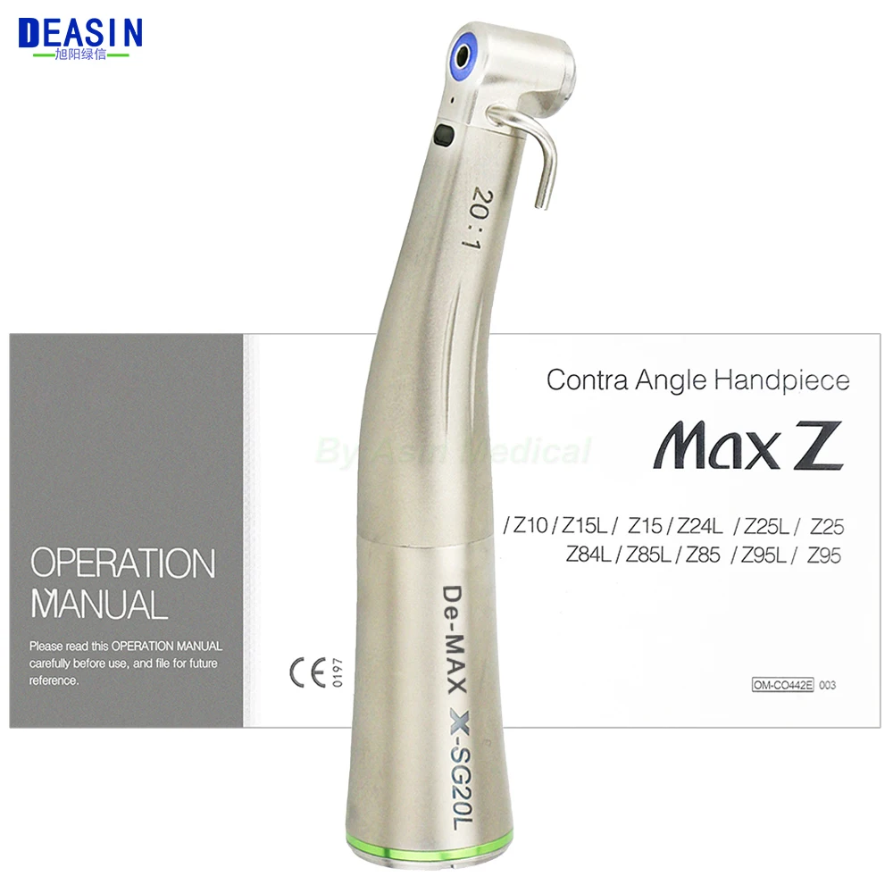 

De-Max X-SG20L Dental LED Fiber Optic 20:1 Implant Contra Angle Handpiece