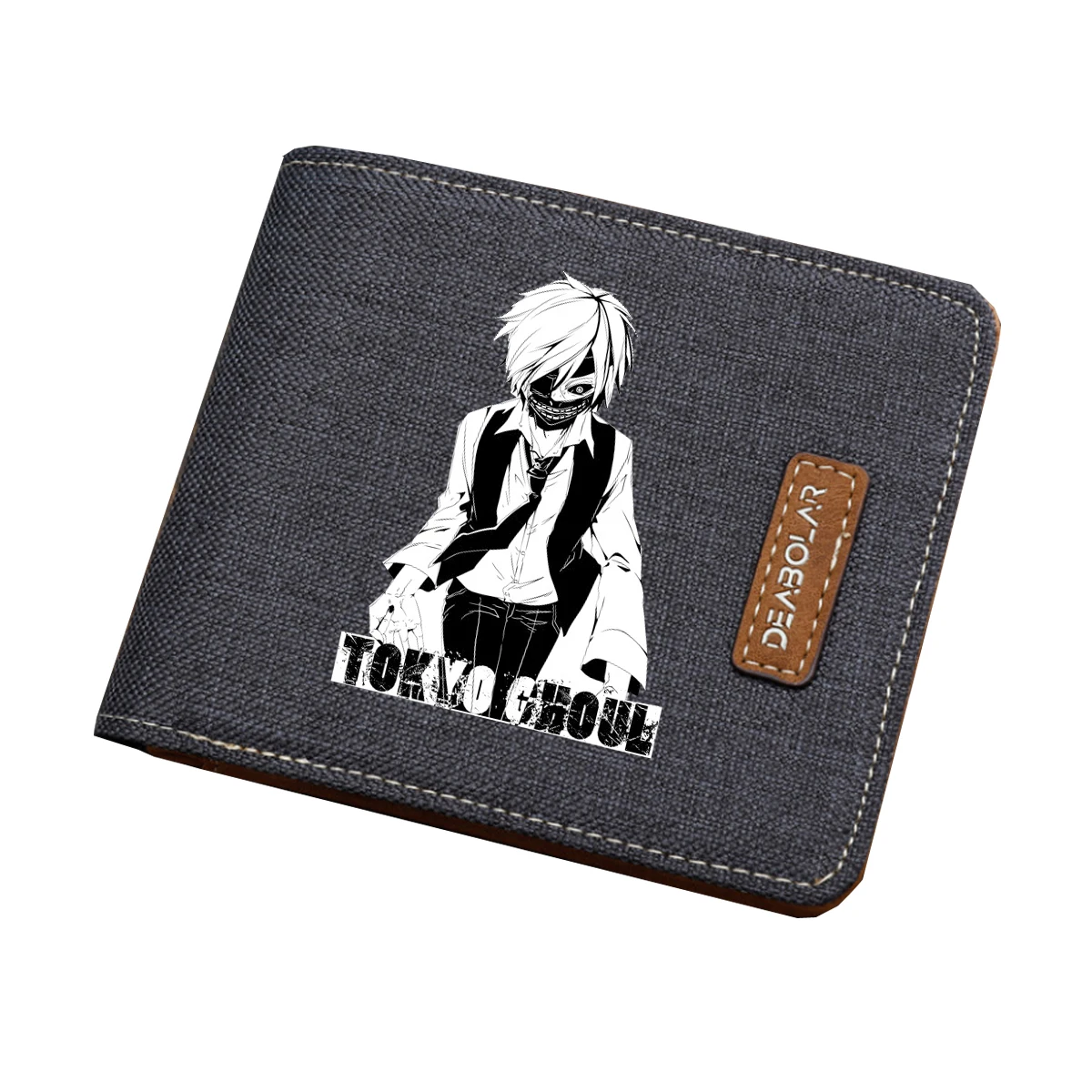 Portefeuille cosplay Anime Tokyo Ghoul pour hommes et femmes, porte-monnaie et cartes pour étudiants