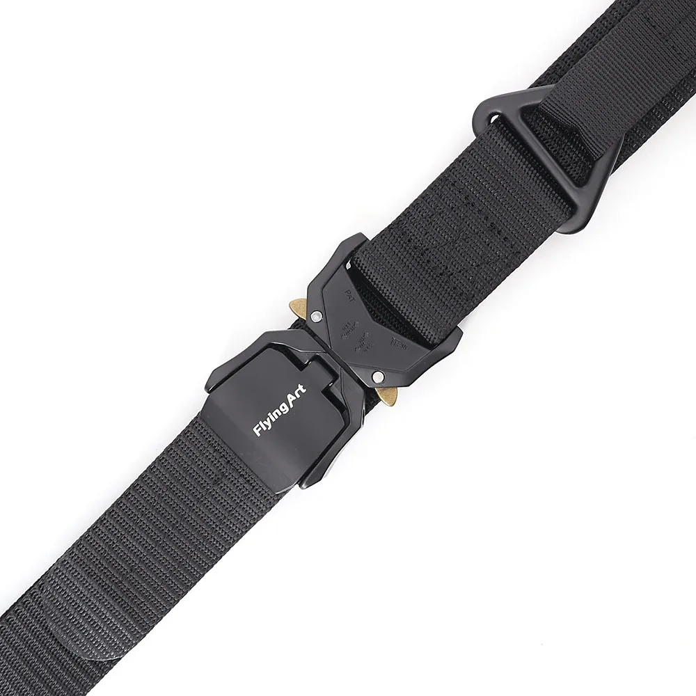 39MM Triangle Belt Buckle Head scratch-resistant Smooth Buckle zinc Alloy Adjustable Tactical Nylon Belt Bag Accessories