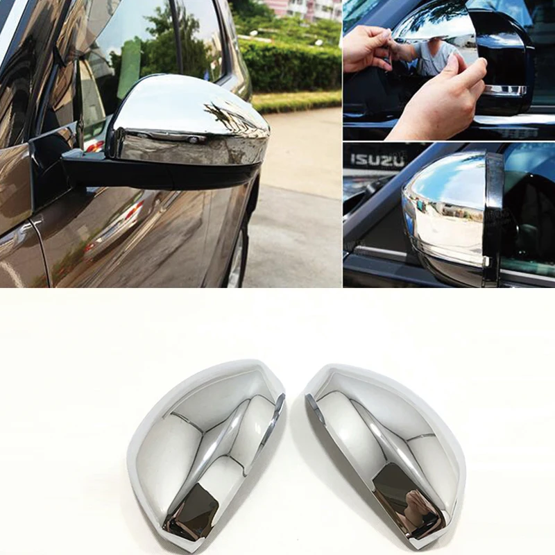 

ABS Chrome For Jaguar F-PACE 2016 2017 2018 Accessories Auto Rearview Mirror Cover Trim Sticker Car Styling 2Pcs