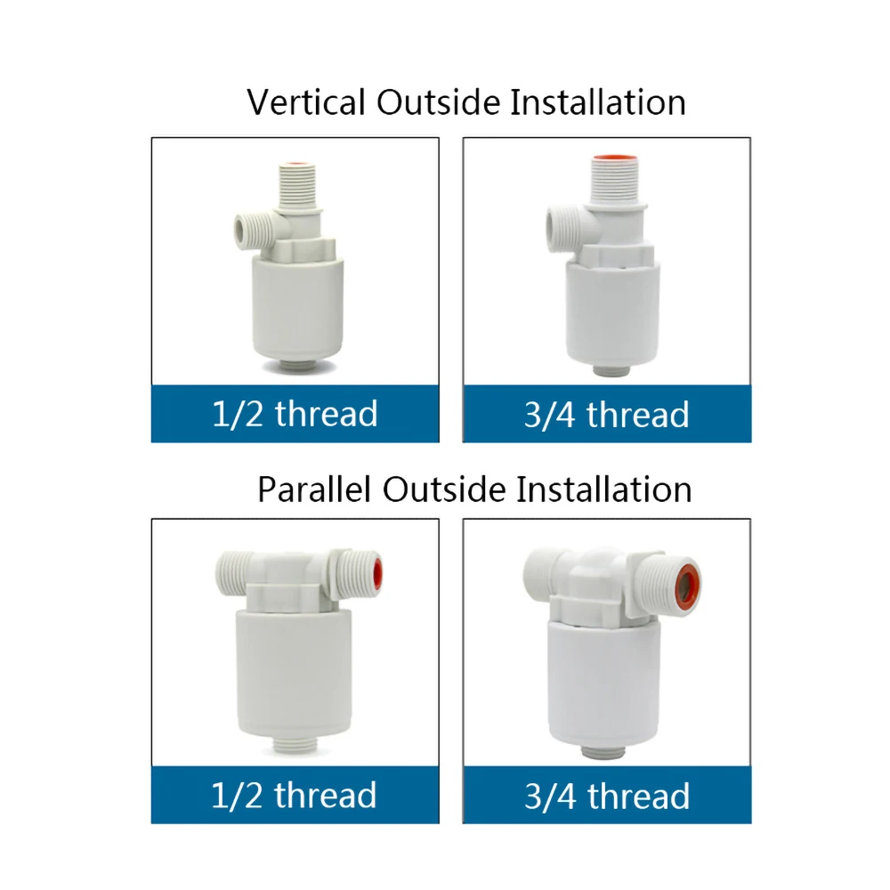 Automatic Water Level Control Valve G1/2 G3/4 Floating Ball Valve Water Tank Water Tower Vertical Interior Valve