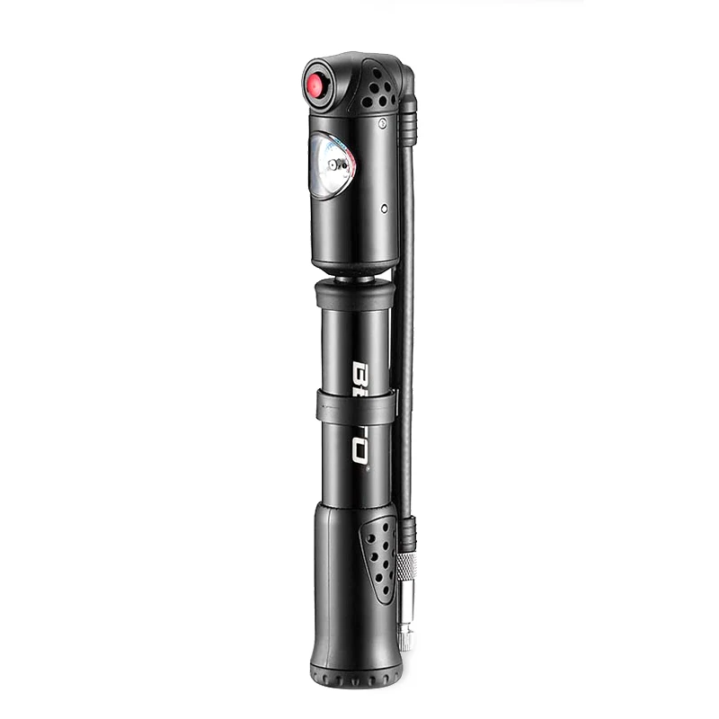 AliExpress NONE Taiwan BETO MP-036N Fork Tire Shock Bicycle Pump Bike Mini Pumps Air Inflator 300psi Gauge Compatible Schrader Presta