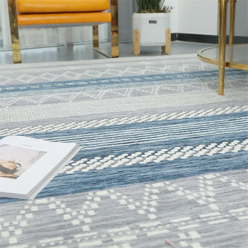 السجاد غرفة المعيشة أريكة كبيرة الطابق tapetes دي سالا غرفة نوم السجاد الديكور سوبر لينة عدم الانزلاق دراسة البساط رقيق الحديثة حجم كبير #6