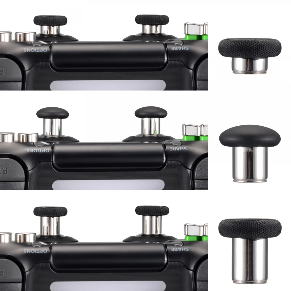 EXtremeRate-lèvent métalliques magnétiques pour manette PS4, délit Dpads, pouce réglable, pièces de réparation recommandées, tous les modèles