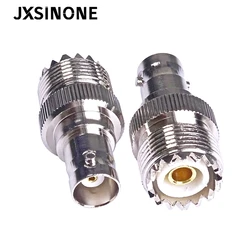 JXSINONE 1PC BNC Female Jack To UHF Female PL-259 Adapter Straight Type RF Coax Adapter Connector C20068