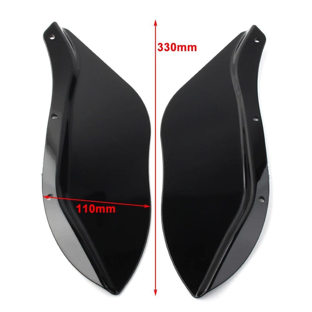 2 sztuk boczne motocyklowe Fairing deflektor powietrzny szyby dla harley-davidson CVO Street Electra Glide 1996-2013 FLHTC FLHTK FLHTCU — zdjęcie 4