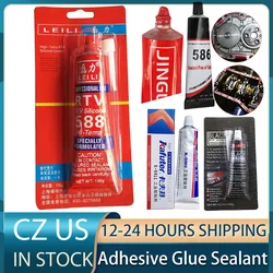 Original 100g Strong Adhesive Glue High Temperature Sealant RTV Red Fastening Glue For Car Motor Gap Seal Repair Tools Cleanup