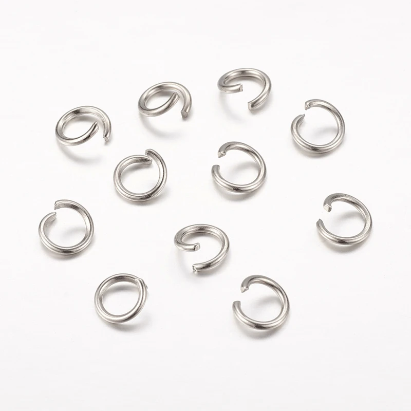 

4mm 5mm 6mm Iron Jump Rings Open Jump Rings Jewellery Findings for DIY Jewelry Making Necklace Bracelet Connector