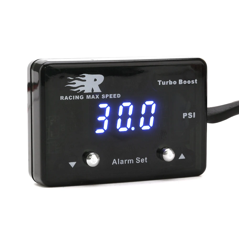 Universal Boost Gauge AUTO Booster Table -14~40 PSI Turbo Skyline WRX Car Evo MPS GTR STI XR6 FPV