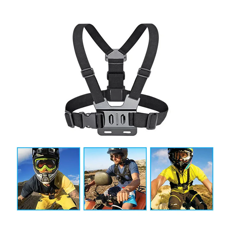 Chest mount for phone and for GoPro SJCAM Yi Dji Osmo Action camera Accessories action camera chest strap sport camera harness