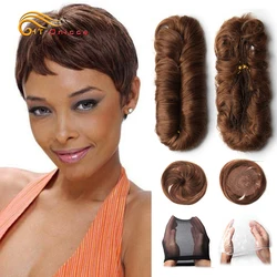 Curly Human Hair Bundles Ombre Colored 1B 99J 30 4 Brazilian Remy Hair Extensions 3 4 5 Inches Curly Bundles For Women