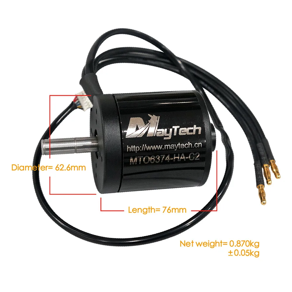 

In Stock Maytech 110kg Weight Class Fighting Robot DIY Robotic 6374 170KV Sealed Motor 10mm Shaft For Offroad Electric Longboard