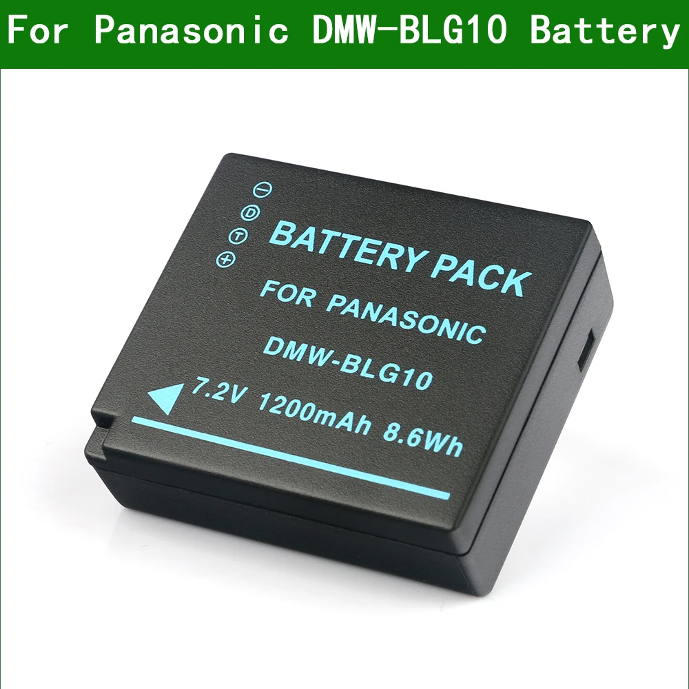 DMW-BLG10 BLE9 Digital Camera Battery For Panasonic DMC-TZ100 TZ101 TZ110 S6 ZS60 ZS100 ZS110 TX1 GX7 Mark II DC-ZS70 ZS80 ZS200