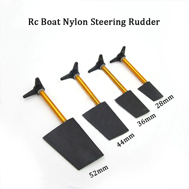 Rc Boat High Quality Nylon Steering Rudder Plastic Rudder Height 28mm/36mm/44mm/52mm With 90 Degrees Arm Or 180 Degrees Arm