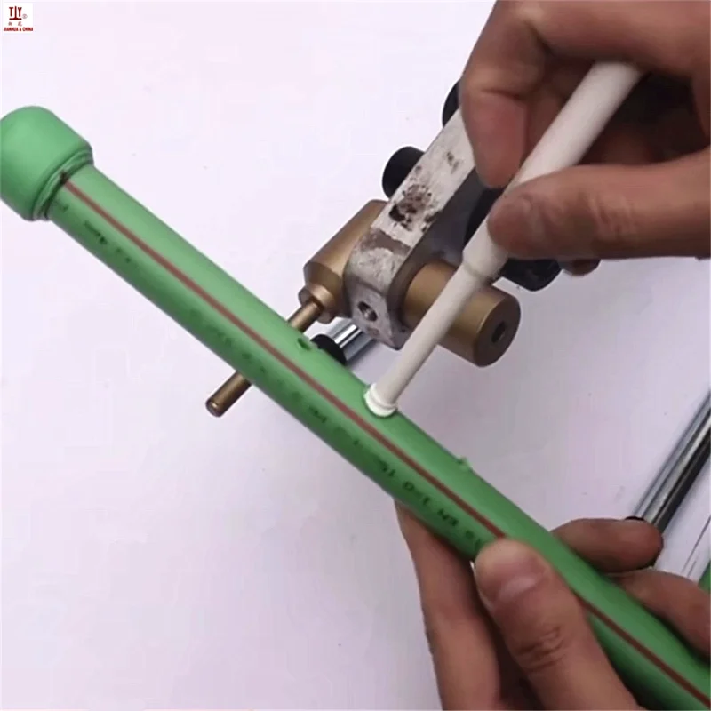 Imagem -04 - Ppr Water Pipe Repair Tool Reparação do Vazamento Buraco Hot Melter Soldagem Die Head Pert Reparação de Cola em Bastão pe mm mm 11 mm 14 mm