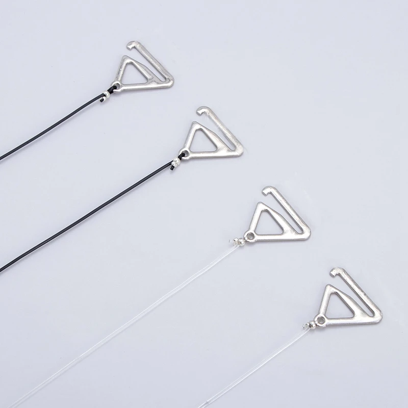 Correas de sujetador con hebilla de Metal para mujer, cinturón elástico de silicona transparente, accesorios íntimos invisibles ajustables, 1 par, 2