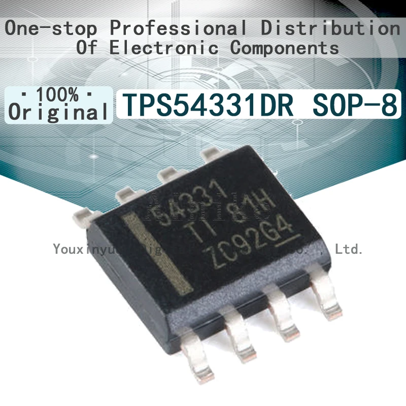 

10/Pcs New Original TPS54331DR TPS54331 SOP-8 54331 Switching regulator buck converter IC chip SOIC-8 3A 570kHz