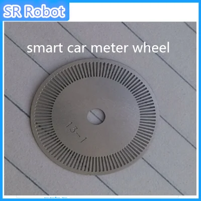 1pcs The code frequency converter race smart car meter wheel photoelectric sensor 100 wire grating code plate 13-1