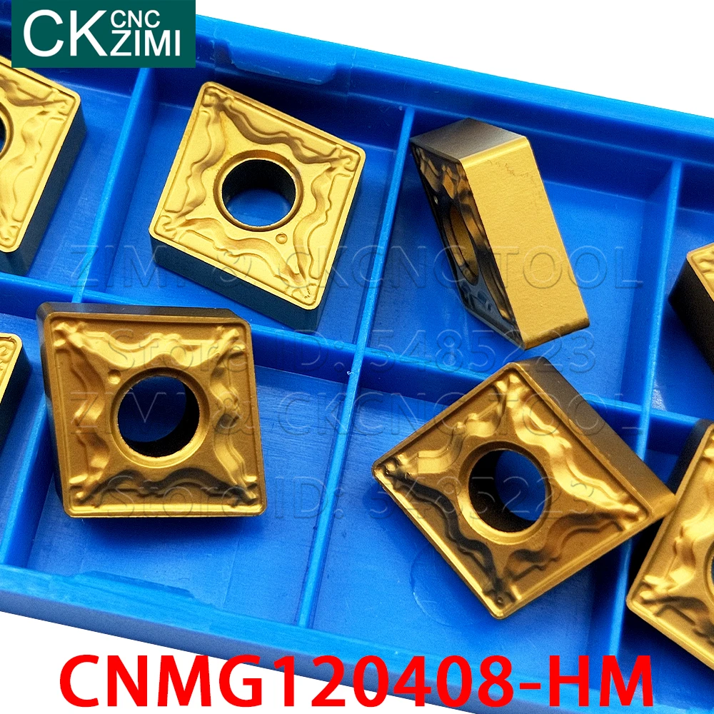10 قطعة CNMG120408-HM CNMG 120408 جلالة كربيد CNC تحول أداة معدنية مخرطة أداة MCLNR/MCKNR أداة حامل للصلب الحديد الزهر