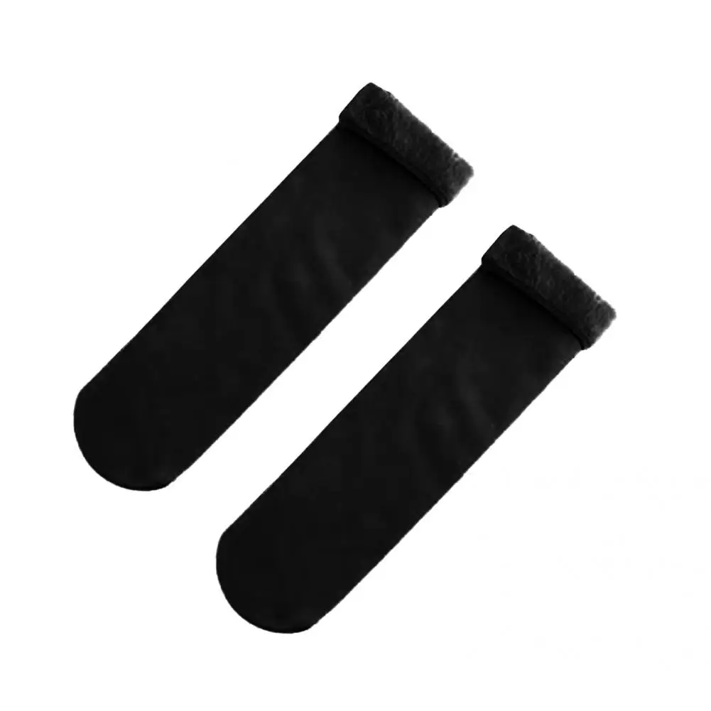 Super Soft 1 Pairs Trendy Middle Cut Thicken Socks Men Women Crew Socks Breathable   for Climbing