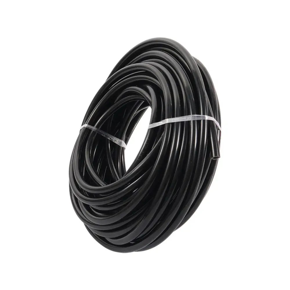 10m Black 4/6mm Pu Pipe Garden Atomizing System Watering Hose Horticultural Agriculture Irrigation Aquarium CO2 System Tube
