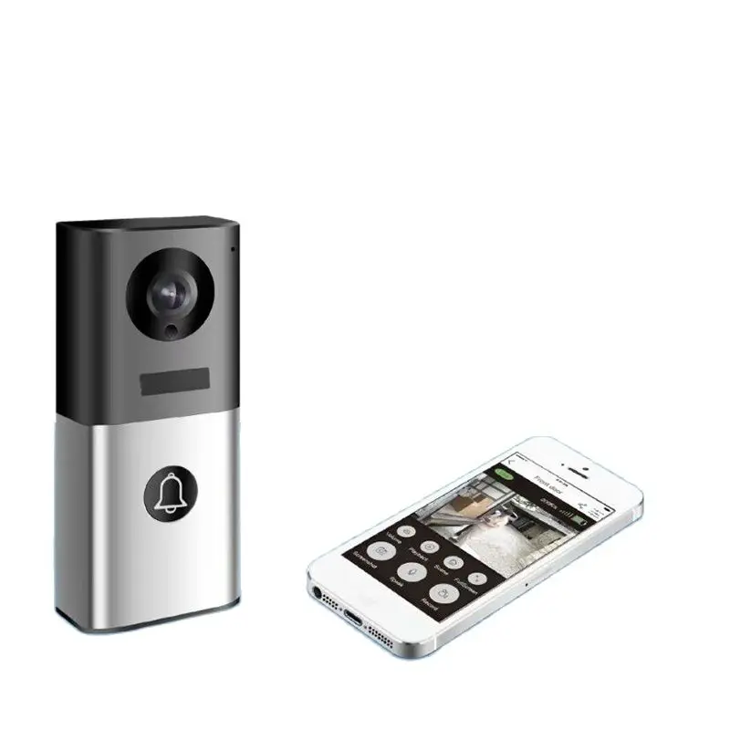 

Kinjoin 1080P HD smart video doorbell/ WiFi doorbell with MicroSD fully Duplex Intercom,motion sensor and take photos