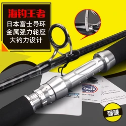 MADMOUSE Jigging Rod 1.68m 1.90m Full FUJI Parts High Carbon 24-37kg Drag Power Lure WT 60-450g Ocean Fishing Rod Boat Jig Rod